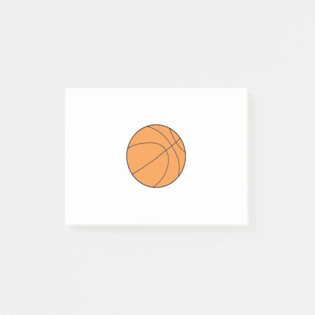 Notas Post-it® Baloncesto (Anverso)