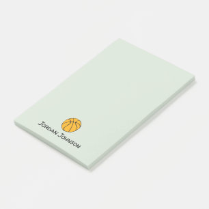 Notas Post-it® Baloncesto
