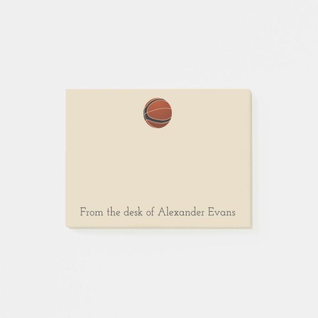 Notas Post-it® Baloncesto Pro (Anverso)