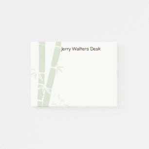 Notas Post-it® Bamboo Personalizado Post It Note Pad