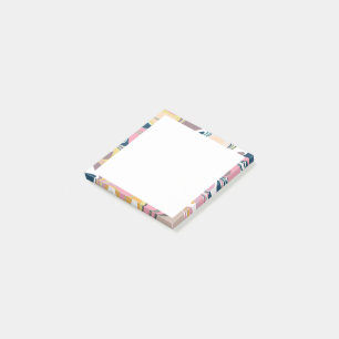 Notas Post-it® Bañada de pintura de mármol abstracta suave en e