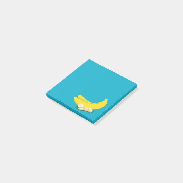 Notas Post-it® Banana (En perspectiva)