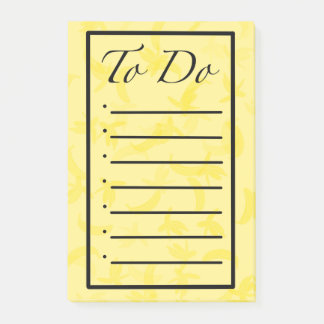 Notas Post-it® Bananas To Do List Post it Notes