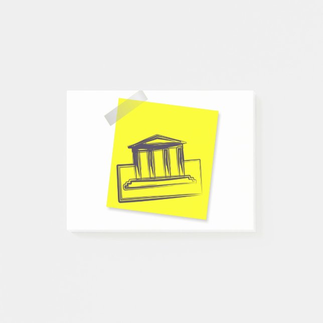 Notas Post-it® Banco (Anverso)