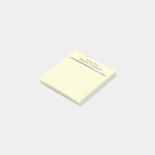 Notas Post-it® Banda de profesores de música de flauta (En perspectiva)
