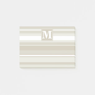 Notas Post-it® Bandas de arenisca monogramo