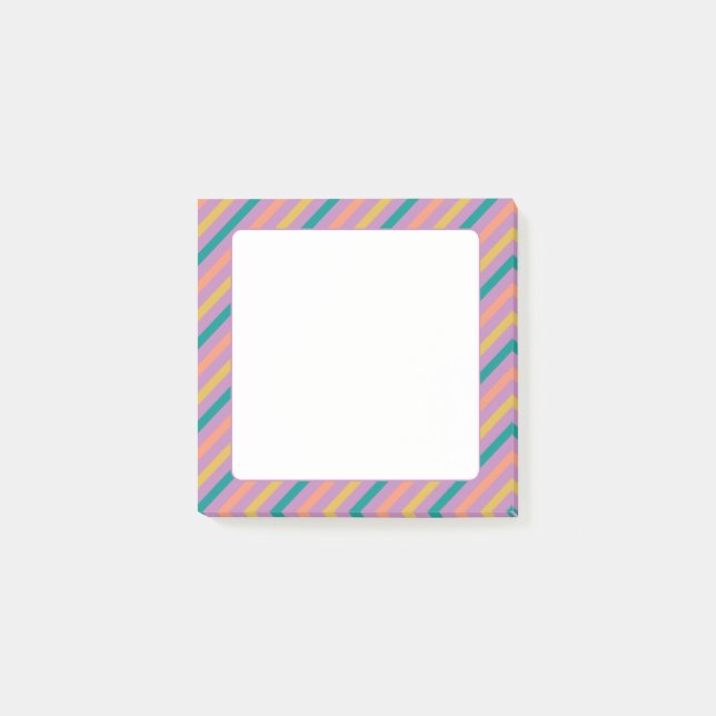 Notas Post-it® Bandas de colores (Anverso)