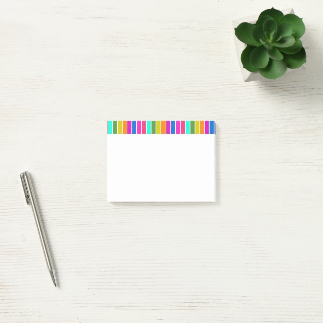 Notas Post-it® Bandas de primavera cálidas (Oficina)