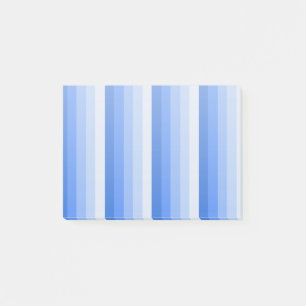 Notas Post-it® Bandas de sombra azules