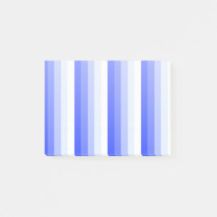 Notas Post-it® Bandas de sombra azules reales