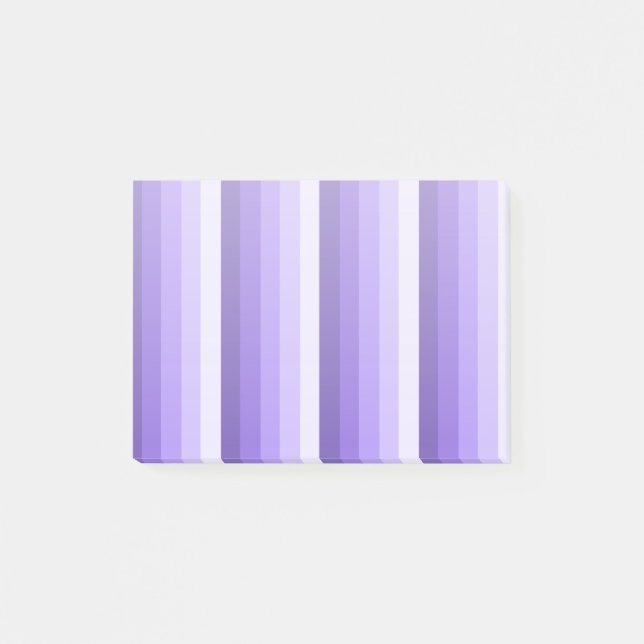 Notas Post-it® Bandas de sombra violentas (Anverso)
