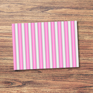 Notas Post-it® Bandas modernas de neón rosado con efecto 3D