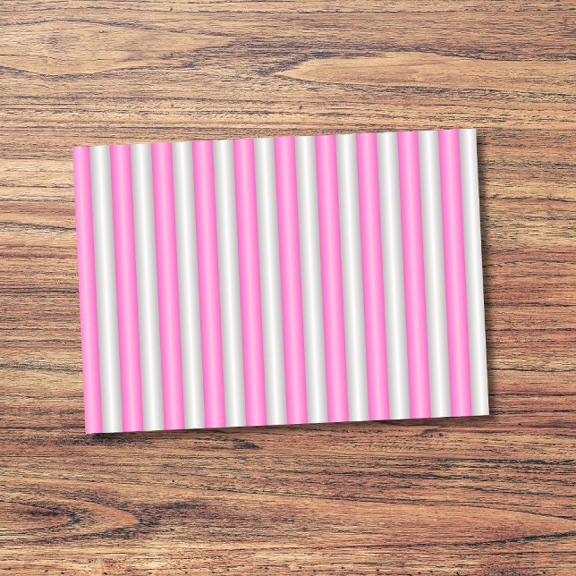 Notas Post-it® Bandas modernas de neón rosado con efecto 3D (Subido por el creador)