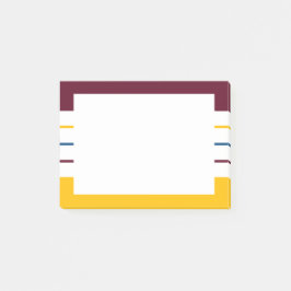 Notas Post-it® Bandas otoñales de Mulberry Amber