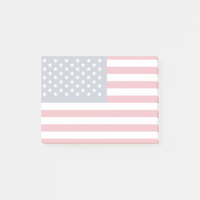 Notas Post-it® Bandera americana (Anverso)