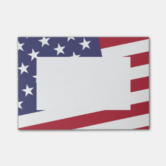 Notas Post-it® Bandera americana - celebre los E.E.U.U. - 4 de