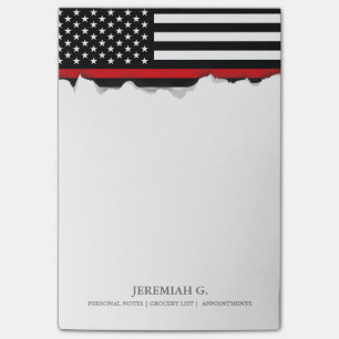 Notas Post-it® Bandera americana del estilo patriótico del