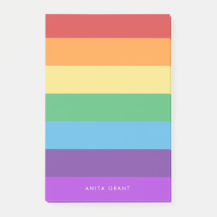 Notas Post-it® Bandera arco iris