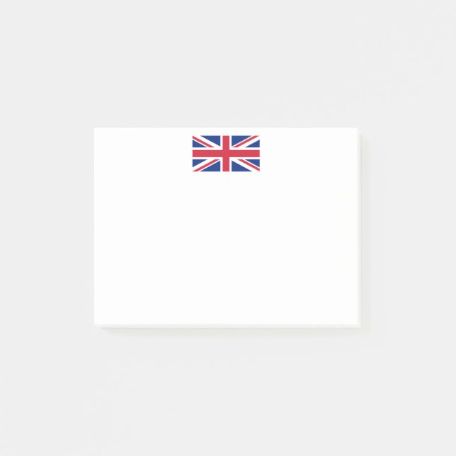 Notas Post-it® Bandera británica BRITÁNICA de Union Jack (Anverso)