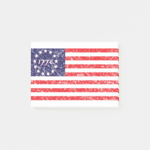 Notas Post-it® bandera de 1776