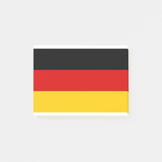 Notas Post-it® Bandera de Alemania (Anverso)