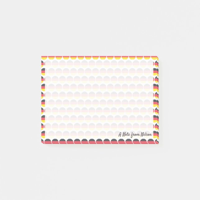 Notas Post-it® Bandera de Alemania Emojis (Anverso)