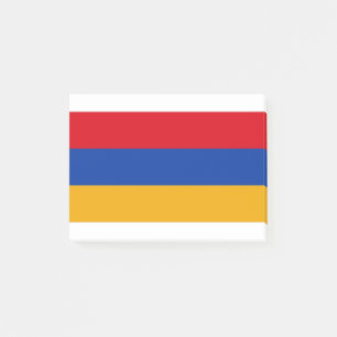 Notas Post-it® Bandera de Armenia