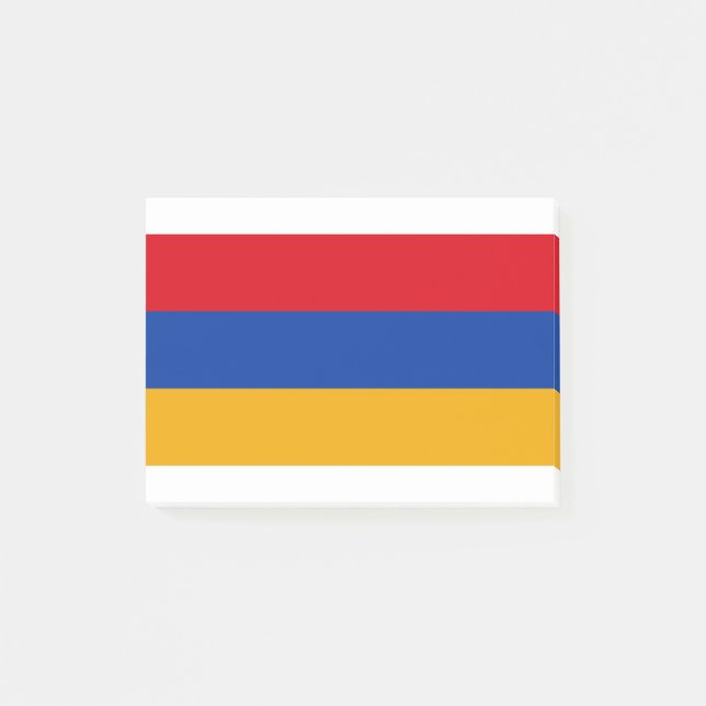 Notas Post-it® Bandera de Armenia (Anverso)