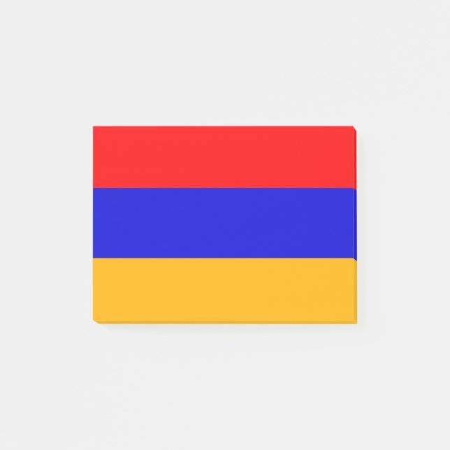 Notas Post-it® Bandera de Armenia Post-it® Notes (Anverso)