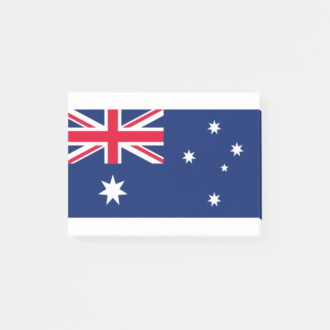 Notas Post-it® Bandera de Australia (Anverso)