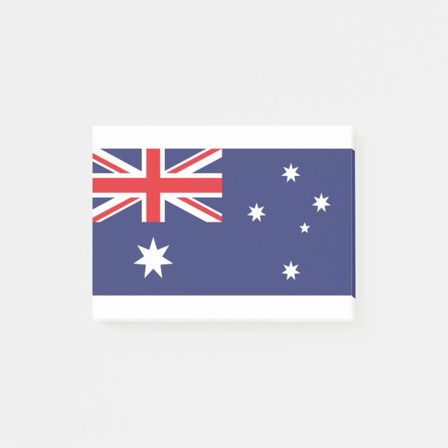 Notas Post-it® Bandera de Australia (Anverso)