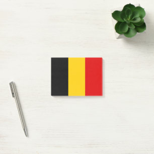 Notas Post-it® Bandera de Bélgica