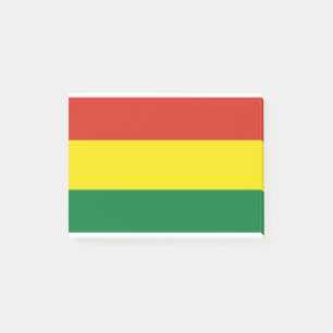 Notas Post-it® Bandera de Bolivia