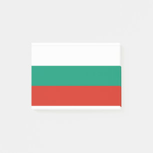 Notas Post-it® Bandera de Bulgaria