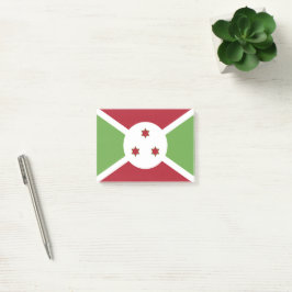 Notas Post-it® Bandera de Burundi