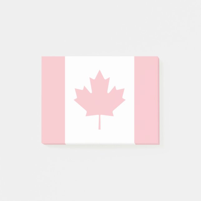 Notas Post-it® Bandera de Canadá (Anverso)
