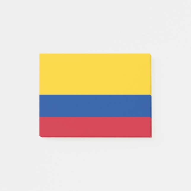 Notas Post-it® Bandera de Colombia Post-it® Notes (Anverso)