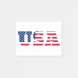 Notas Post-it® Bandera de EE. UU. Patriota