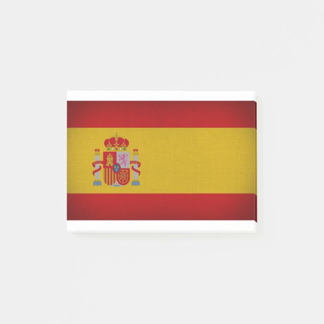 Notas Post-it® Bandera de España (Anverso)