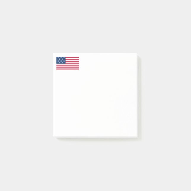 Notas Post-it® Bandera de Estados Unidos (Anverso)