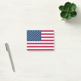 Notas Post-it® Bandera de Estados Unidos