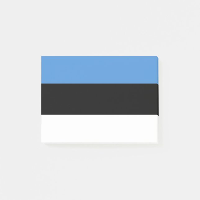 Notas Post-it® Bandera de Estonia (Anverso)