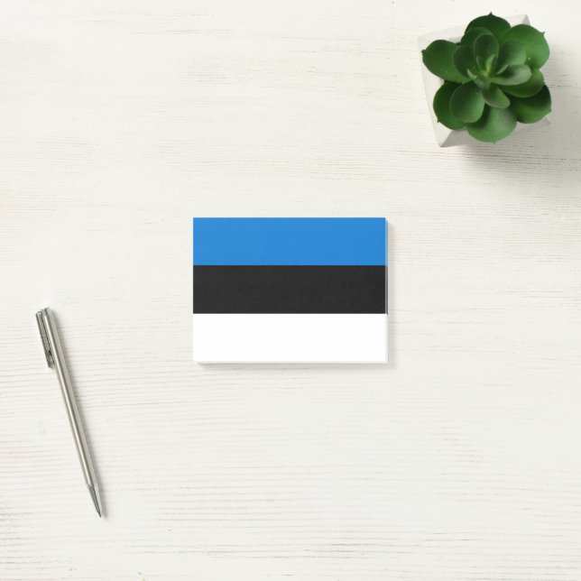 Notas Post-it® Bandera de Estonia (Oficina)