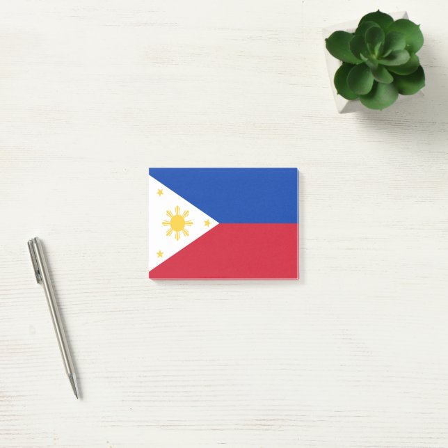 Notas Post-it® Bandera de Filipinas (Oficina)