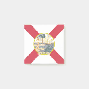 Notas Post-it® Bandera de Florida: El estado del sol de los marfi