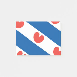 Notas Post-it® Bandera de Frisia