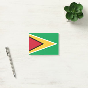 Notas Post-it® bandera de Guyana