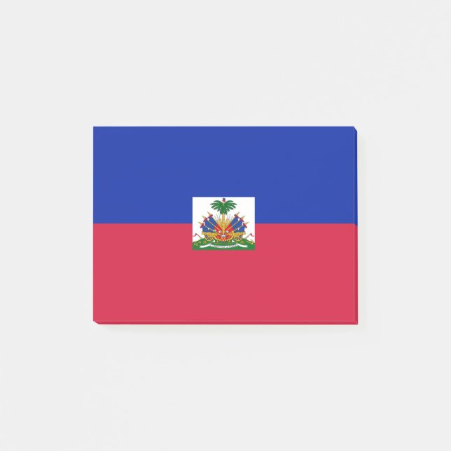 Notas Post-it® Bandera de Haití Post-it® Notes (Anverso)