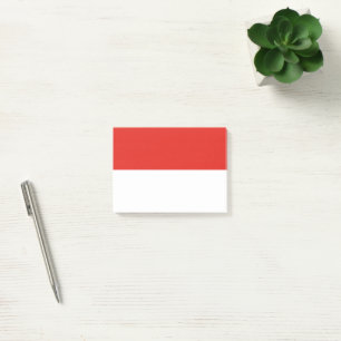 Notas Post-it® Bandera de Indonesia