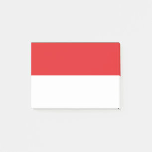 Notas Post-it® Bandera de Indonesia